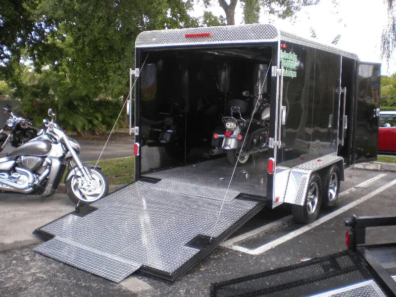 Enclosed Motorcycle Trailer